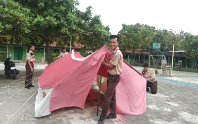 Dewan Ambalan Pramuka MAN 1 Rembang Gelar Latihan Rutin