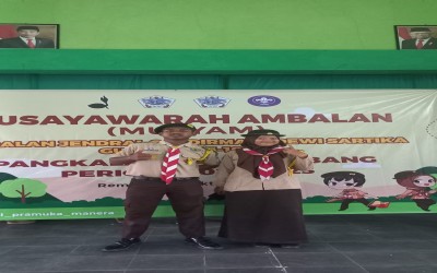 PANITIA MUSYAWARAH ANGGOTA GERAKAN PRAMUKA MAN 1 REMBANG UMUMKAN PRADANA TERPILIH