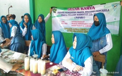 60 Pengusaha Muda MAN 1 Rembang Bersaing Ketat Dalam Gelar Karya Kegiatan P5PPRA