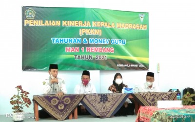 PKKM DAN MONEV GURU MAN 1 REMBANG OLEH TIM PENGAWAS