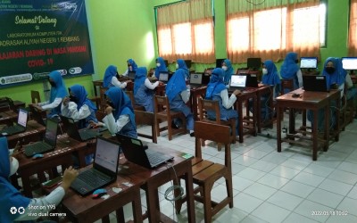 SIMULASI KSNK 2022 DI MAN 1 REMBANG BERJALAN LANCAR